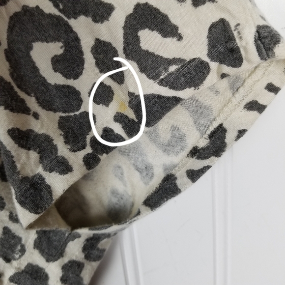 T Party Womens Kimono Wrap Poncho Open Cardigan Animal Print Size Small Fringe - Picture 5 of 7